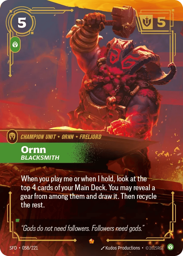 Ornn, Blacksmith