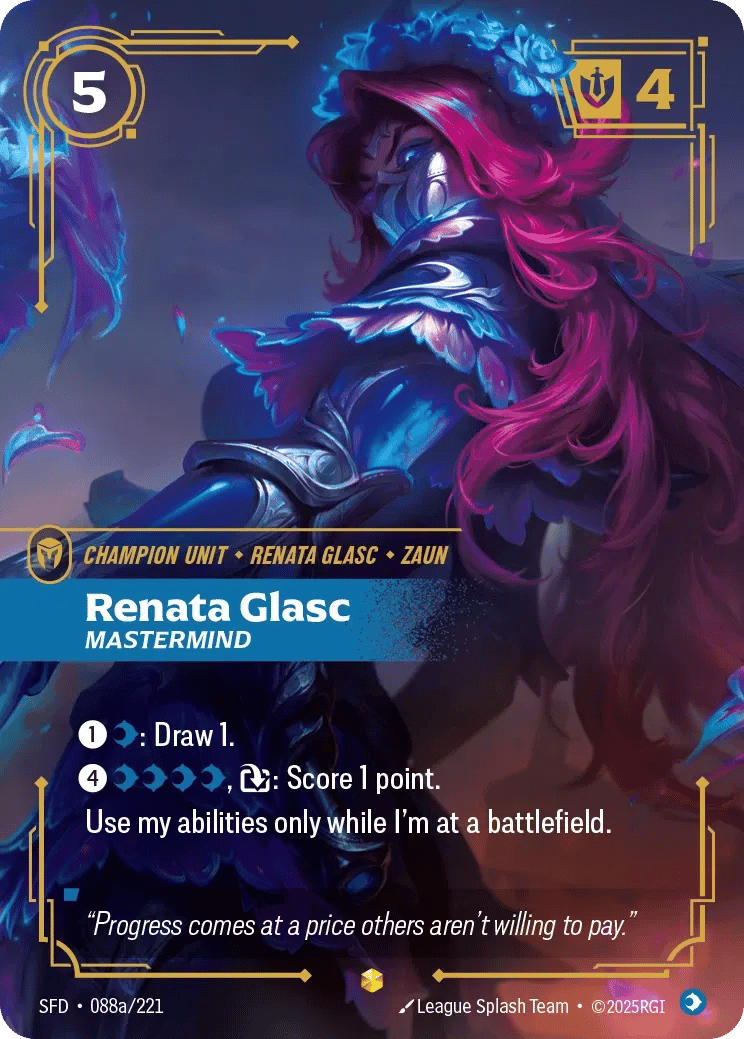 Renata Glasc, Mastermind