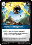 Improvised Projectile