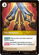 For Demacia!