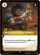 Meticulous Restorationist
