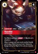 Rumble, Hotheaded