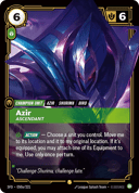 Azir, Ascendant