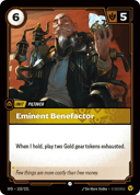 Eminent Benefactor