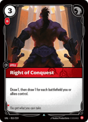 Right of Conquest