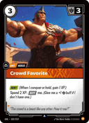 Crowd Favorite