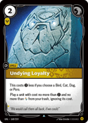 Undying Loyalty