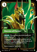 Decree of Focus