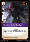 Shadow Order Disciple