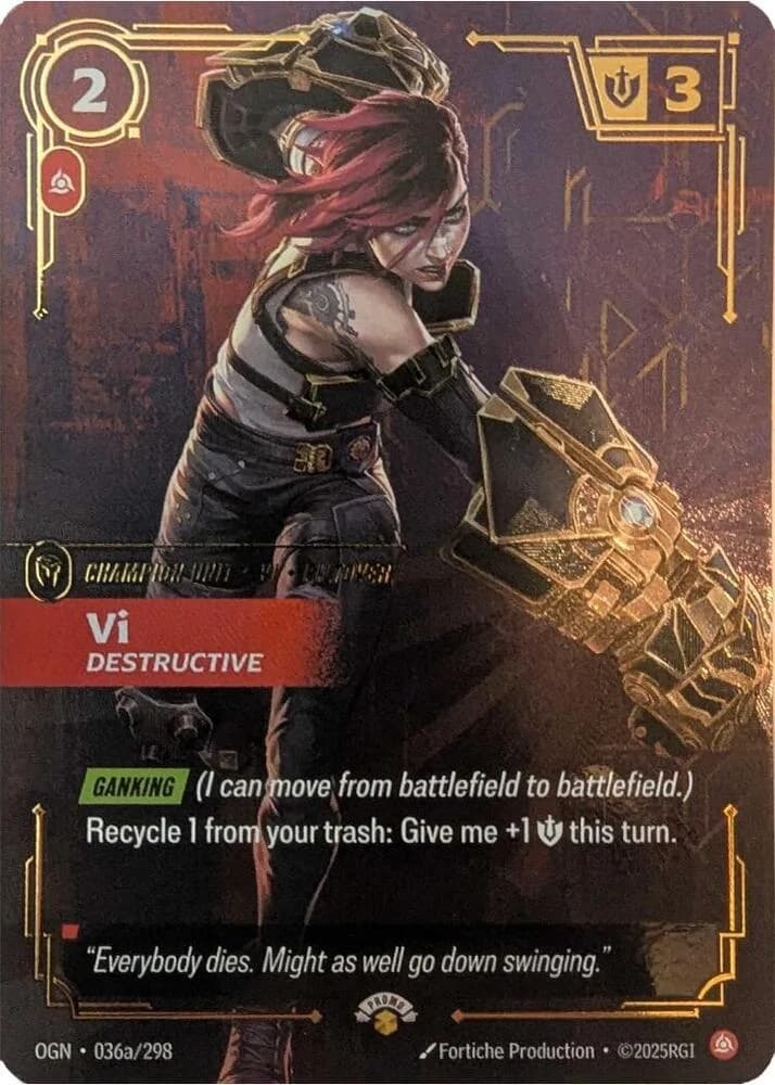 Vi, Destructrice