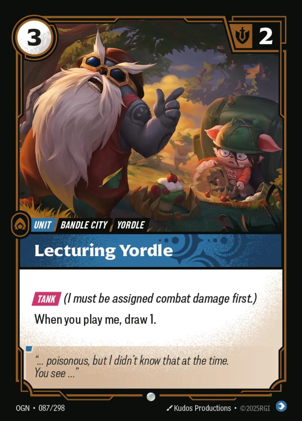 Lecturing Yordle