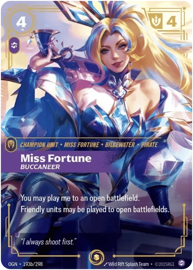 Miss Fortune, Buccaneer