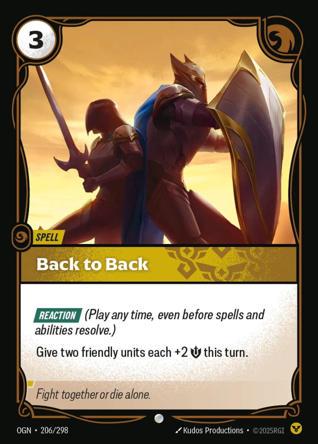 Back to Back