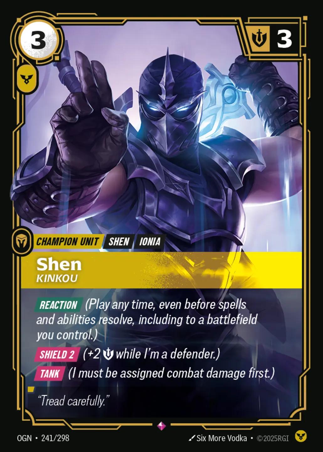 Shen, Kinkou