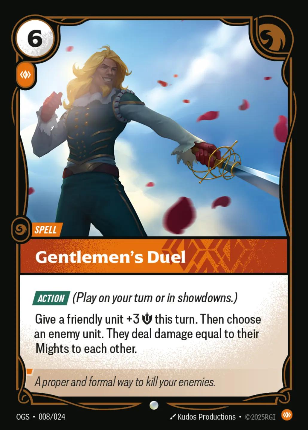 Gentlemen's Duel