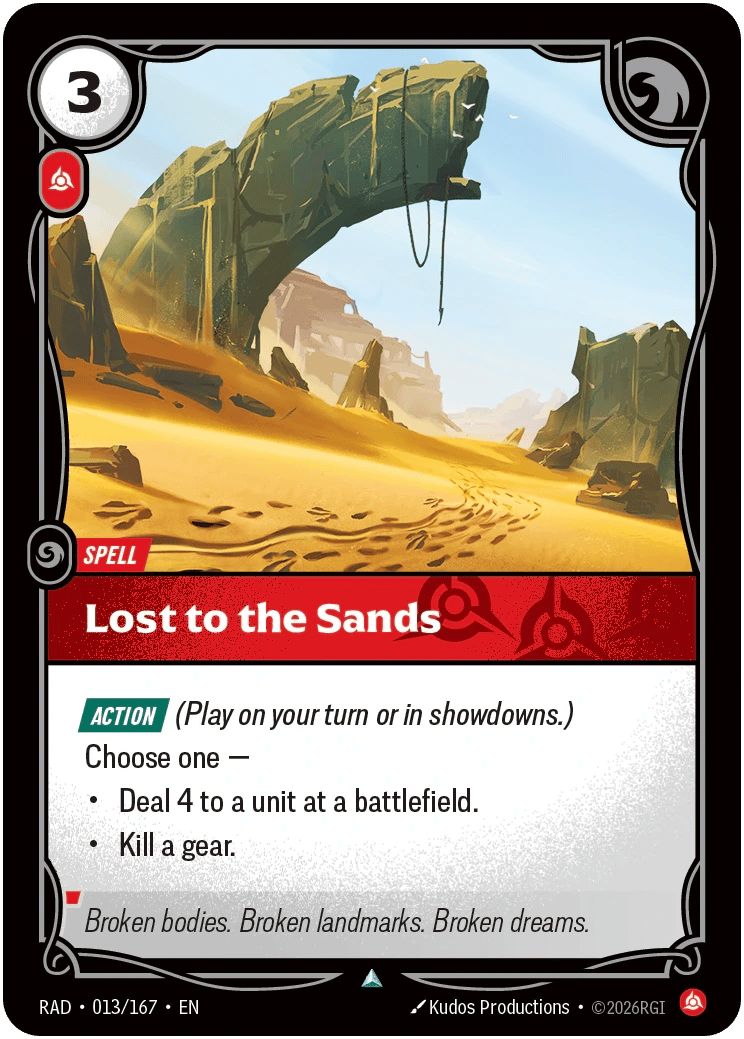 Lost to the Sands
