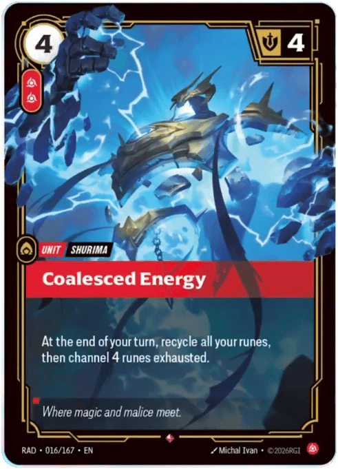 Coalesced Energy