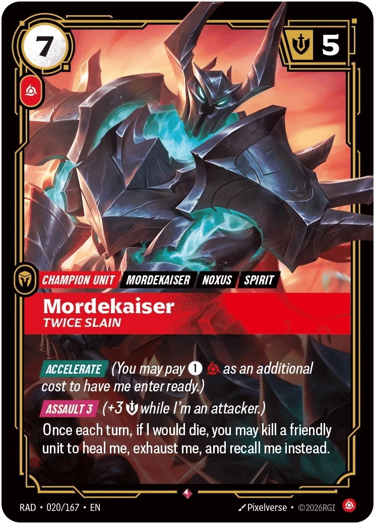 Mordekaiser, Twice Slain
