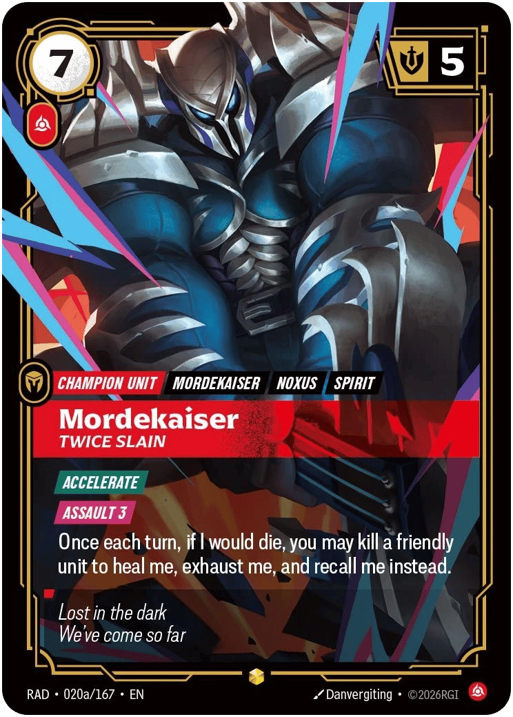Mordekaiser, Twice Slain