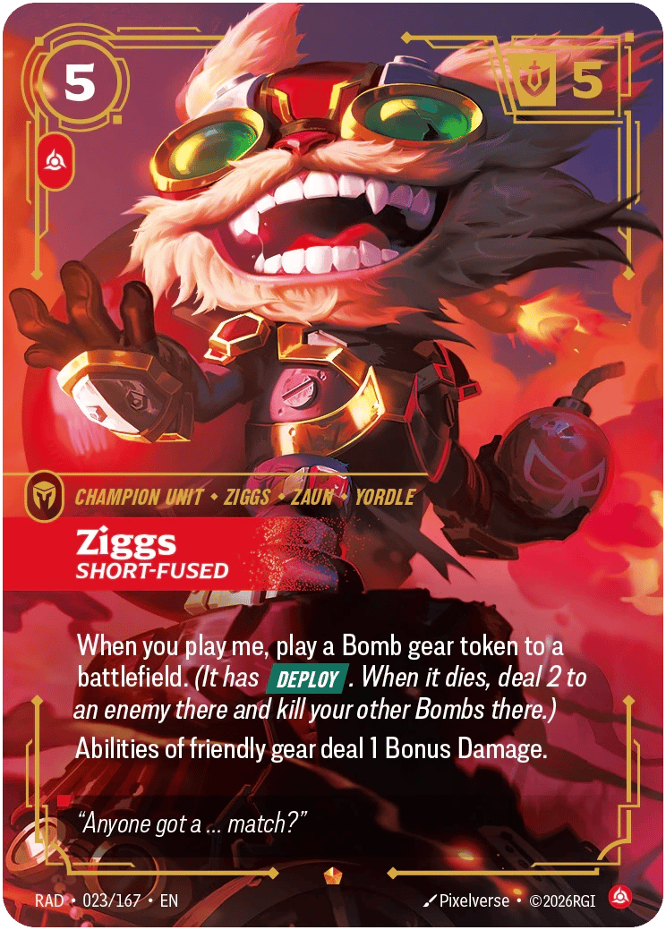 Ziggs, Short-Fused