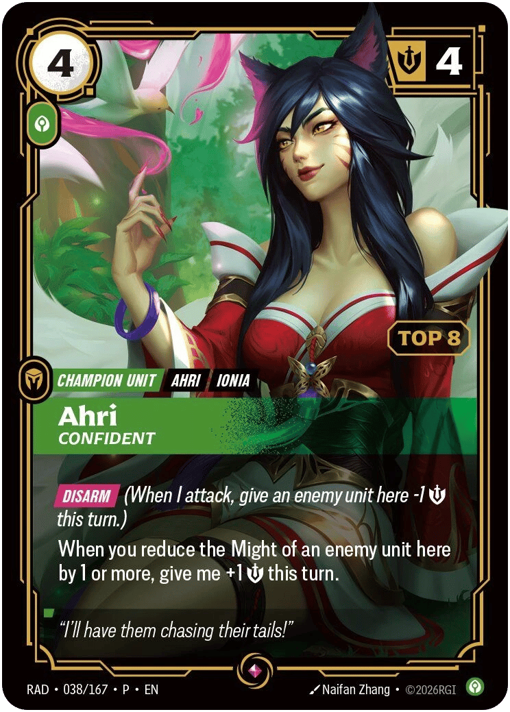 Ahri, Confident