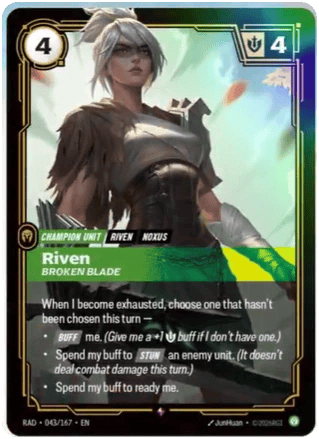 Riven, Broken Blade