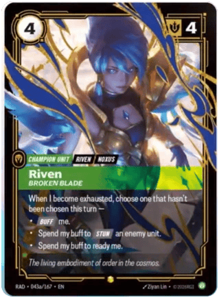 Riven, Broken Blade