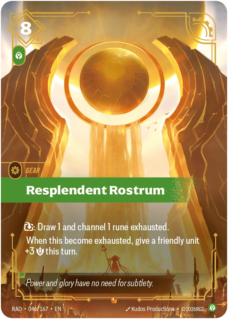 Resplendent Rostrum