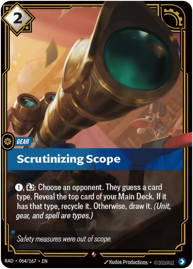 Scrutinizing Scope