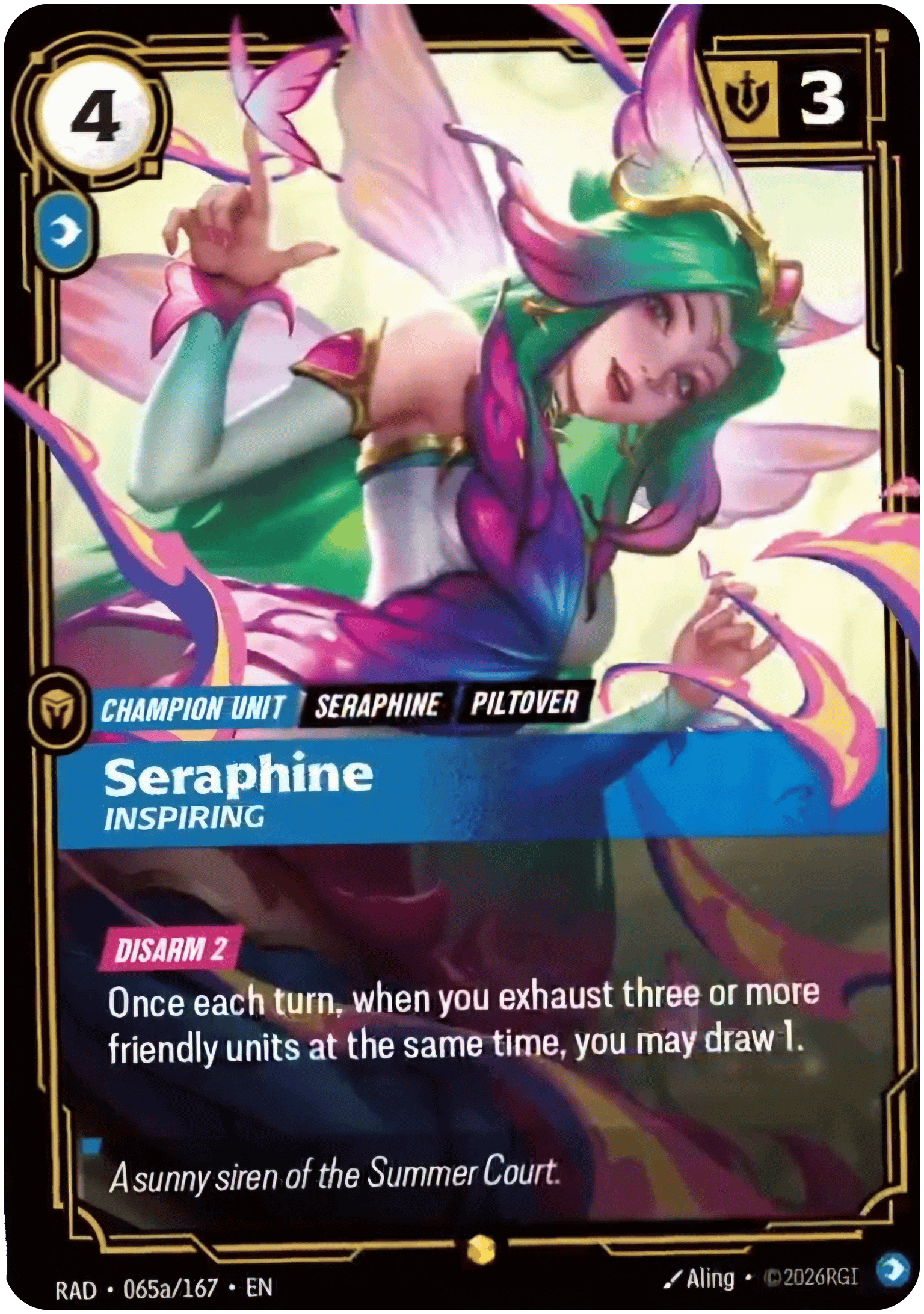 Seraphine, Inspiring