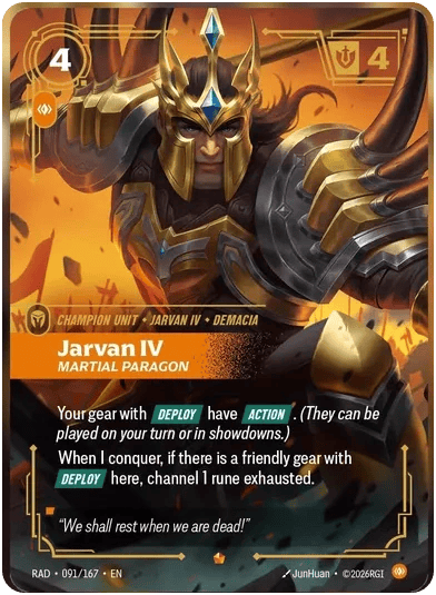 Jarvan IV, Martial Paragon
