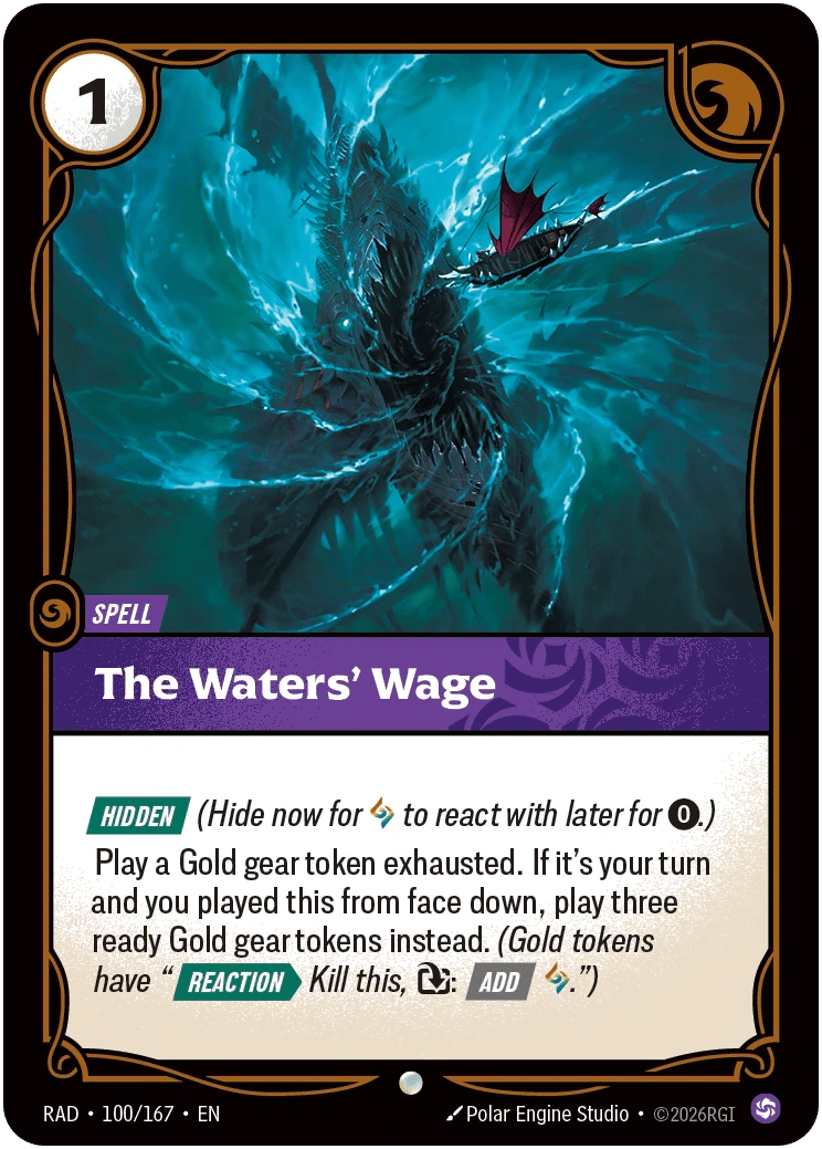 The Waters' Wage