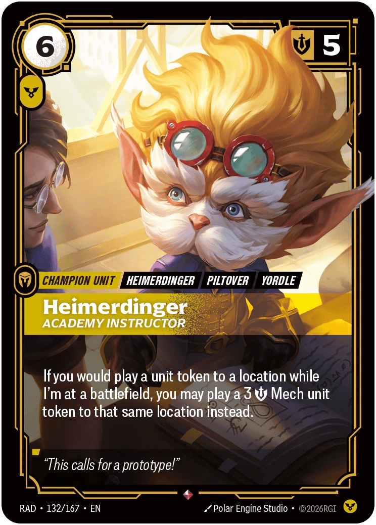 Heimerdinger, Academy Instructor