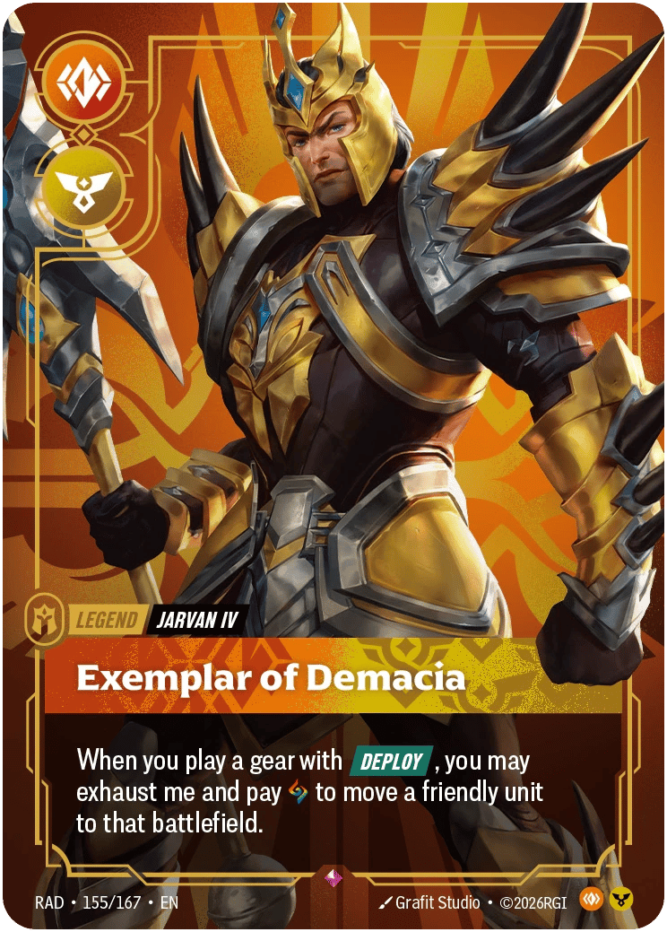 Jarvan IV, Exemplar of Demacia