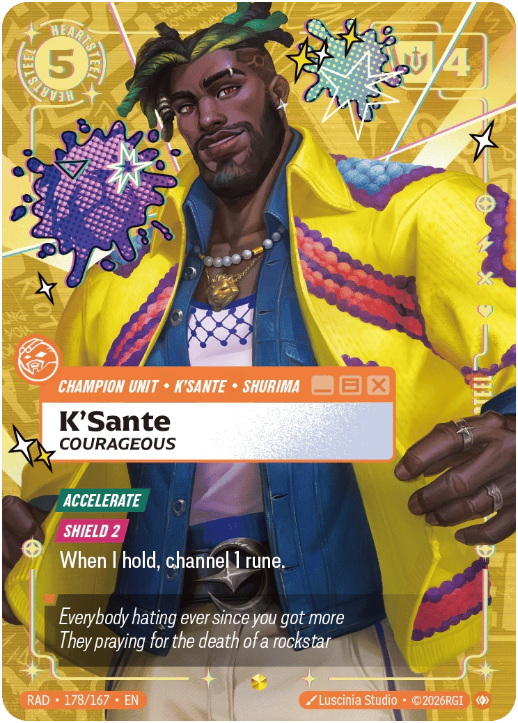 K'Sante, Courageous