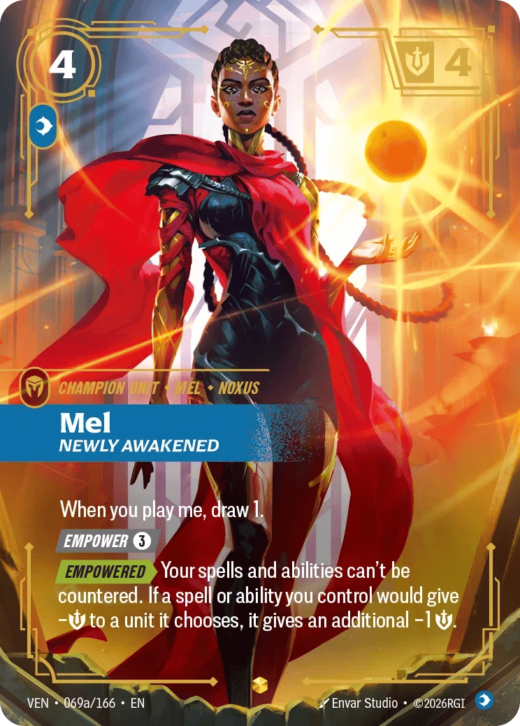 Mel, Newly Awakened
