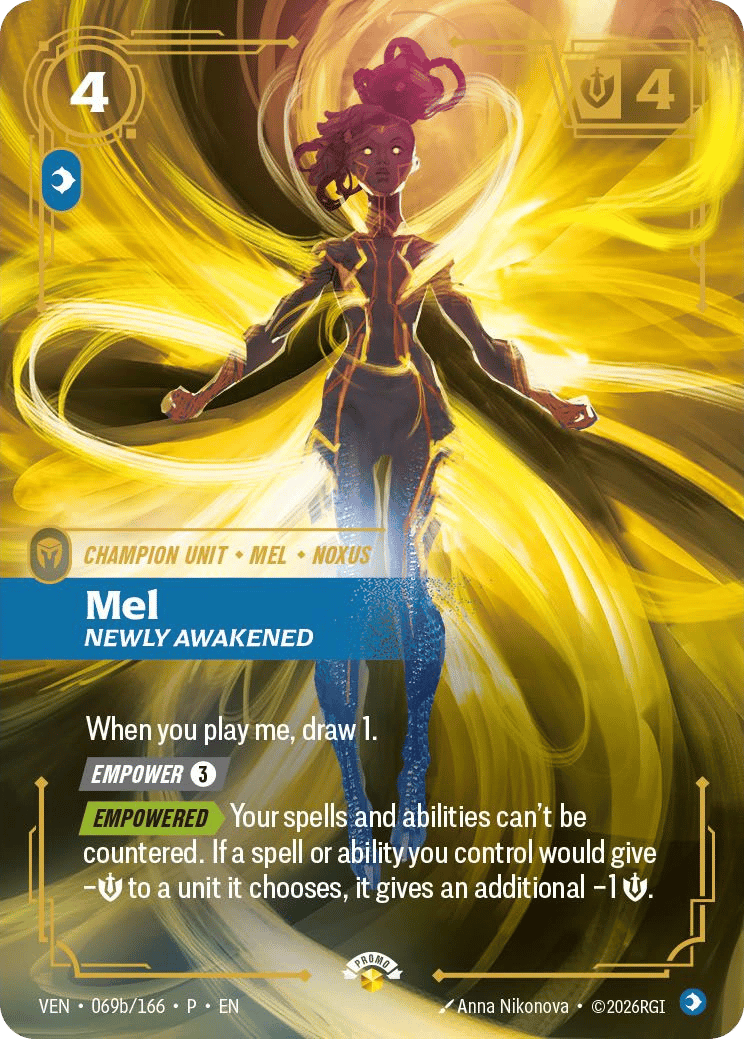 Mel, Newly Awakened
