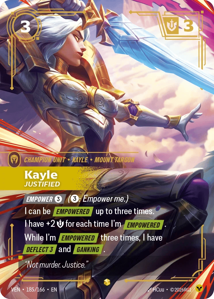 Kayle, Justified