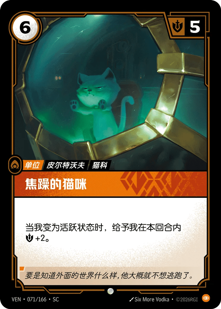焦躁的猫咪
