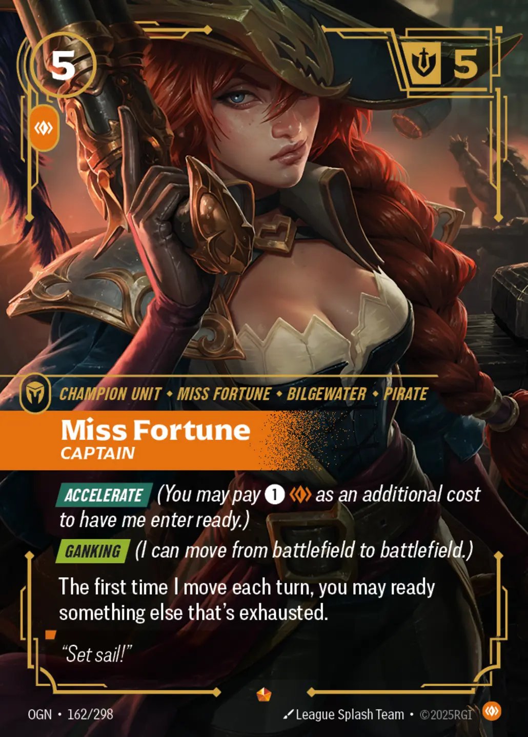 Miss Fortune, Captain