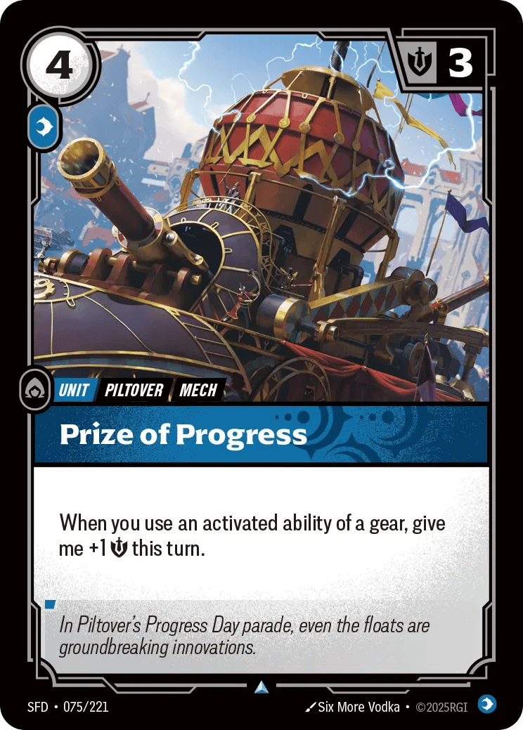 Prize of Progress