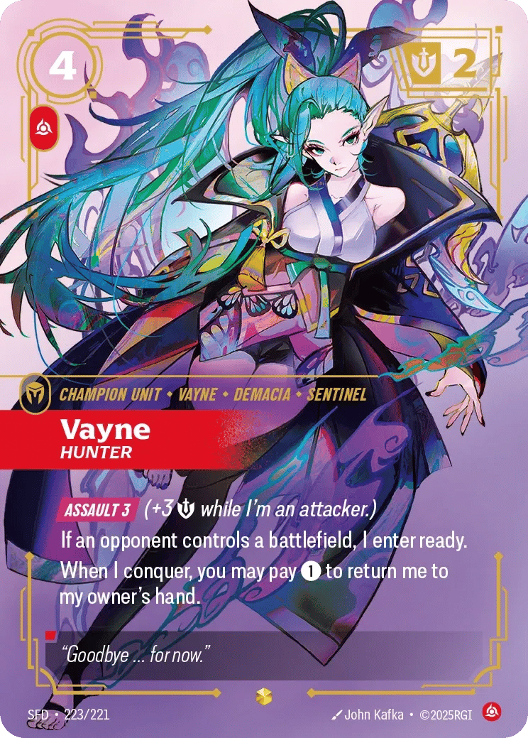 Vayne, Hunter