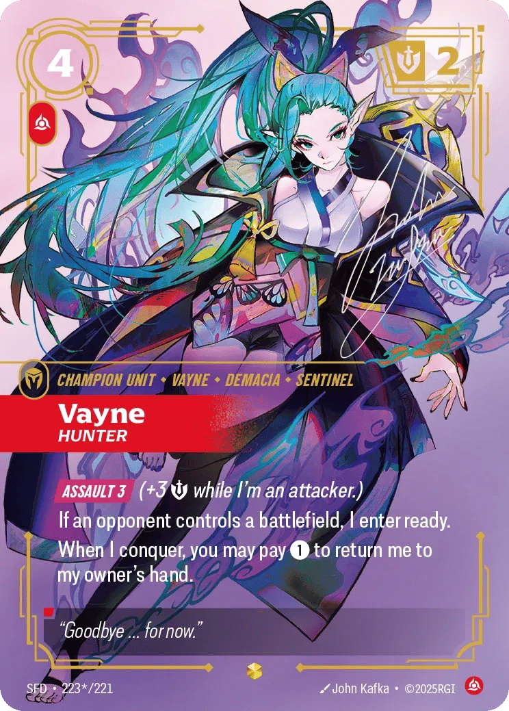 Vayne, Hunter