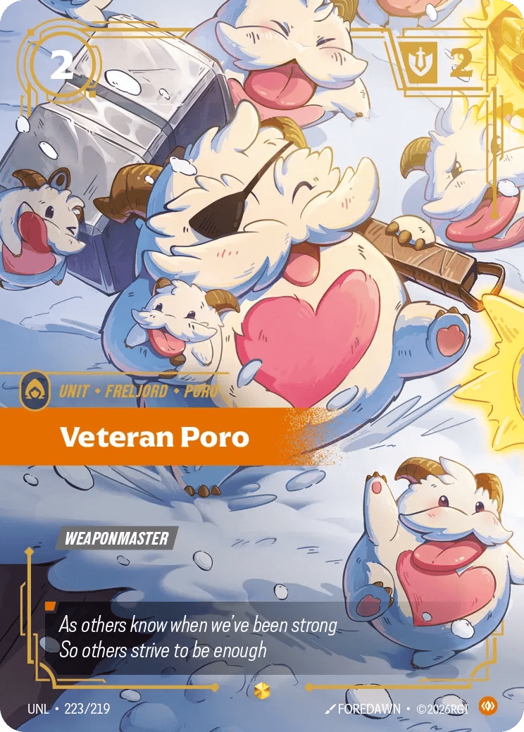 Veteran poro