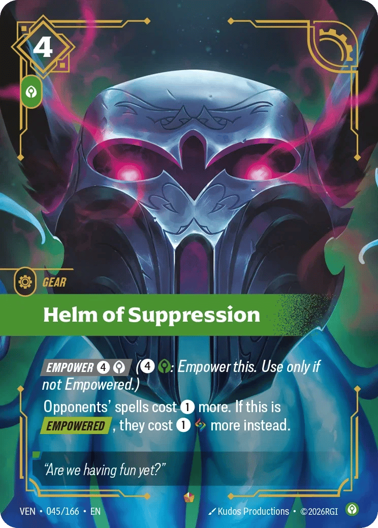 Helm of Suppression