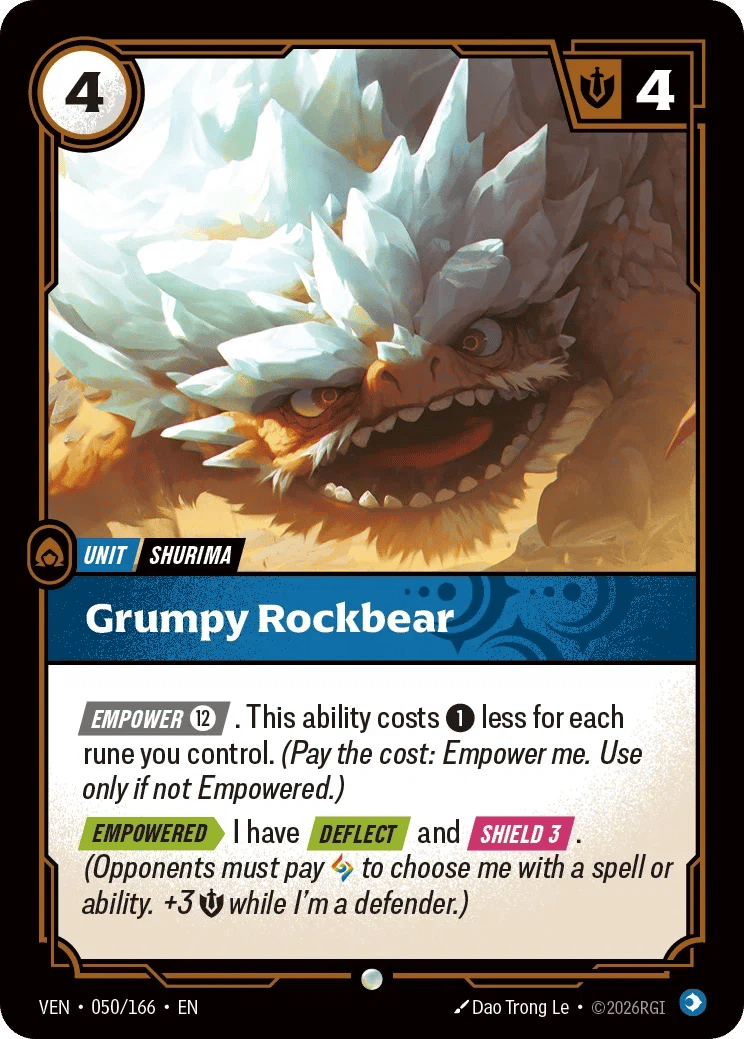 Grumpy Rockbear