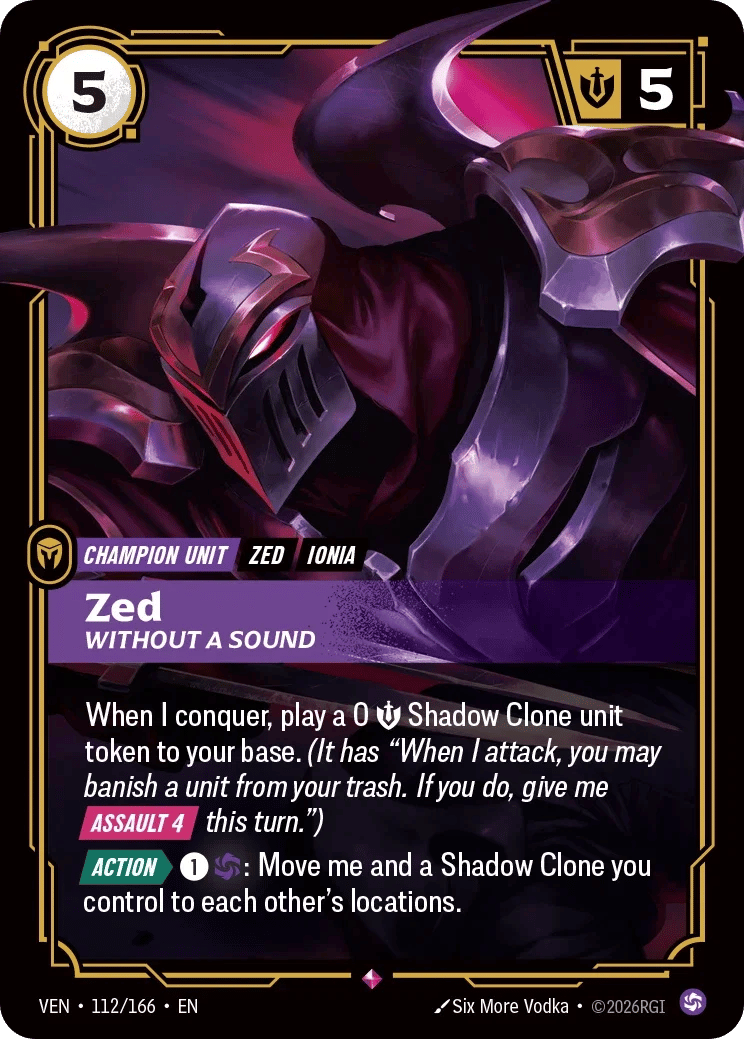 Zed, Without a Sound