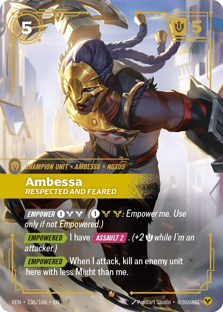 Ambessa, Respected and Feared