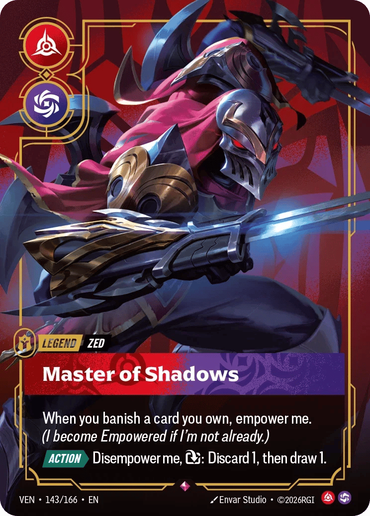 Zed, Master of Shadows