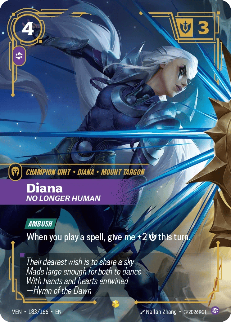 Diana, No Longer human